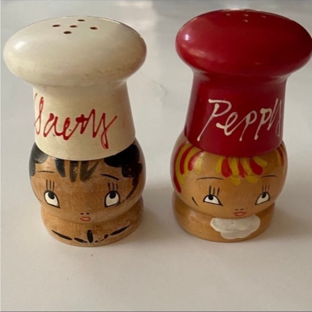Unique Vintage Salt and Pepper Shakers